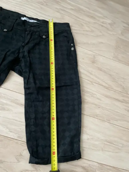 Dámské formální černé kraťasy ke kolenům * vel.36 3