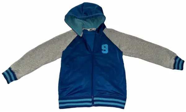 Super modrý sportovní set H&M (mikina a tepláky), vel. 6-8y 2