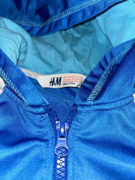 Super modrý sportovní set H&M (mikina a tepláky), vel. 6-8y 13