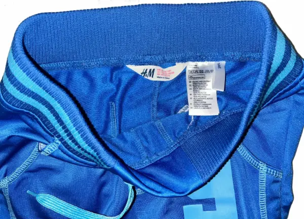 Super modrý sportovní set H&M (mikina a tepláky), vel. 6-8y 6