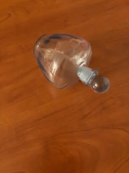 Skleněná lahvička srdce 3