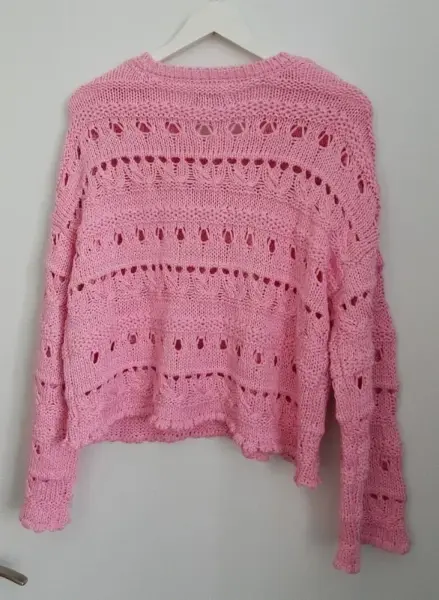 🌸Krásný dámský růžový svetřík vel. L/40 zn. Reserved🌸 3