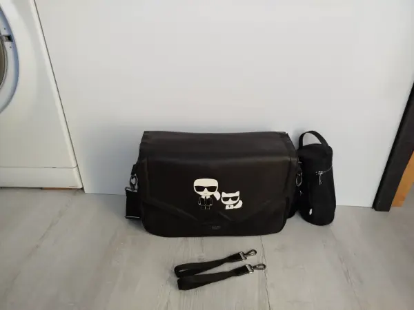 Karl Lagerfeld Kids přebalovací taška s pouzdrem 2