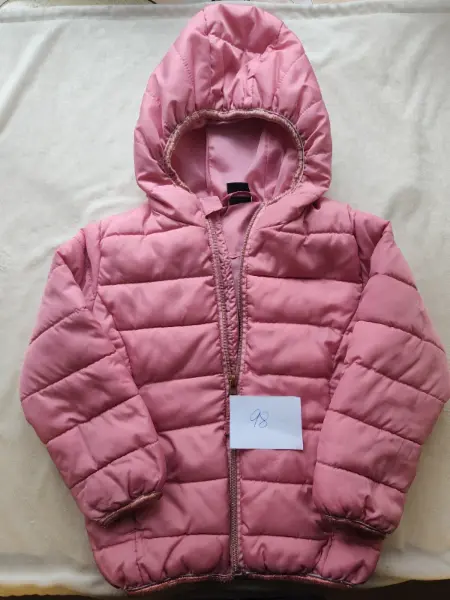 Bunda a vesta na holčičku vel. 98 (2 kousky)