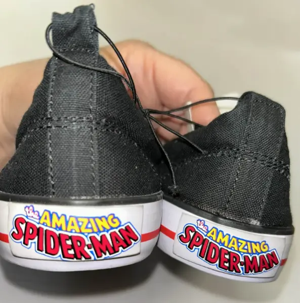 ČERNÉ tenisky / boty Spiderman komiks styl vel. 39 7