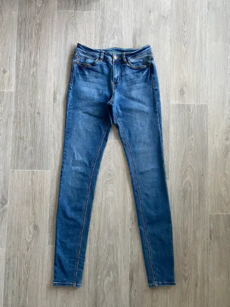 Modré dámské džíny H&M 2