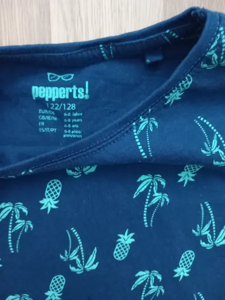 Nové tričko s krátkým rukávem vel. 122/128 Pepperts. 2