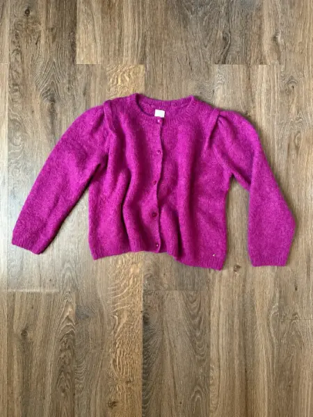 Fuchsiový / malinový svetr Danna Des Petits Hauts 7