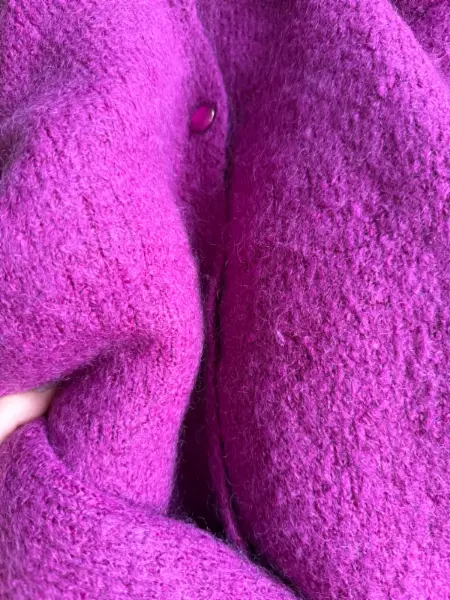 Fuchsiový / malinový svetr Danna Des Petits Hauts 16