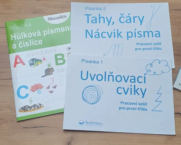 Tahy a čáry, uvolňovací cviky ,čísla 