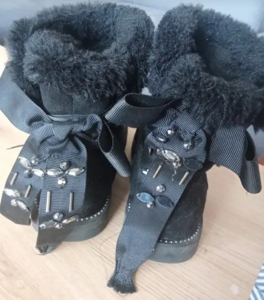 Velmi teplé boty v 32 stélka 19 cm 5