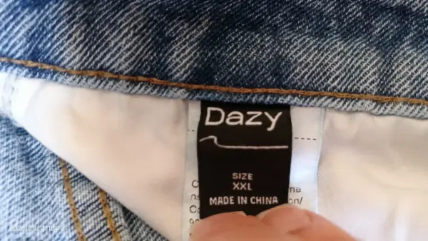 Dámské džíny Dazy, světle modré, velikost XXL 2