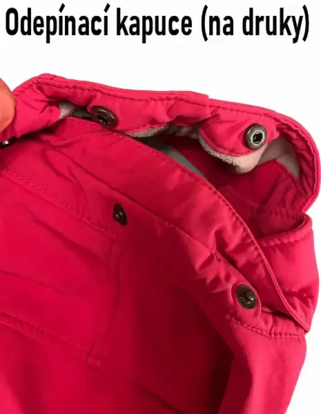 Růžová softshellová bunda, skvělá na podzim 🌸vel. 4-5y 7