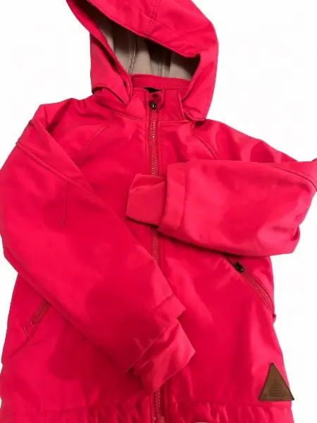 Růžová softshellová bunda, skvělá na podzim 🌸vel. 4-5y 3