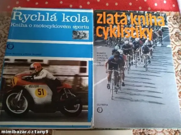 Knihy: Rychlá kola a Zlatá kniha cyklistiky
