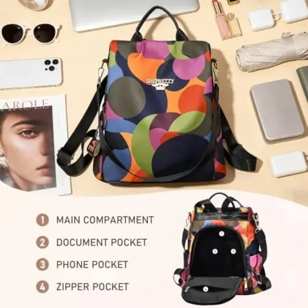 Stylový barevný batoh SHEPRETTY 6