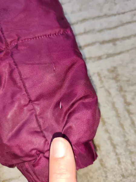 Dívčí zimní bunda Reima, vínová, vel. 122 15
