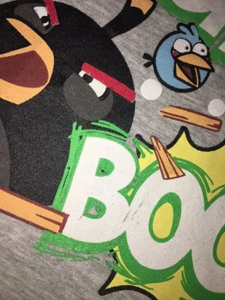 Šedé tričko Angry Birds, vel. 6-8y 4