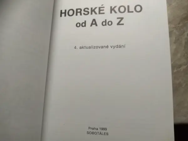 Horské kolo od A až do Z 9