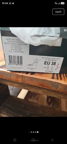 Dámské lodičky Lauren Ralph Lauren, černé, vel. 38 9
