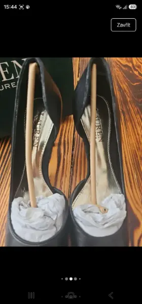 Dámské lodičky Lauren Ralph Lauren, černé, vel. 38 6