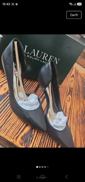 Dámské lodičky Lauren Ralph Lauren, černé, vel. 38