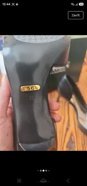 Dámské lodičky Lauren Ralph Lauren, černé, vel. 38 4