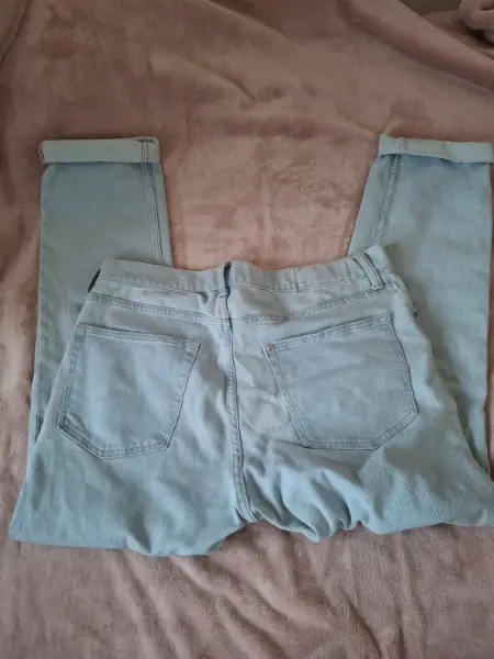 Světle modré džíny H&M Slim fit 4