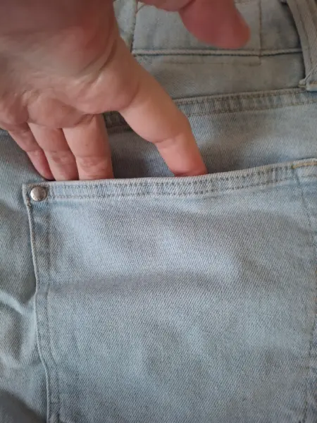 Světle modré džíny H&M Slim fit 5