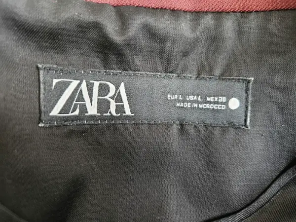 Vínové sako Zara 3