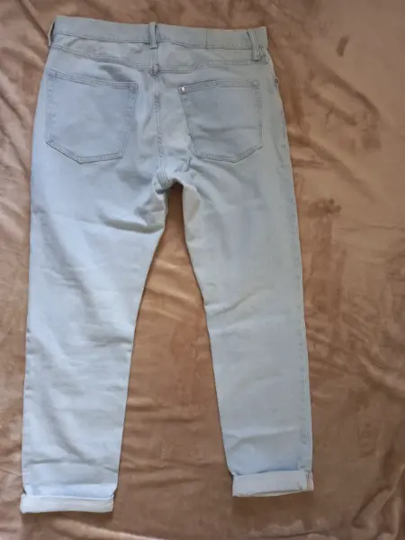 Světle modré džíny H&M Slim fit 4