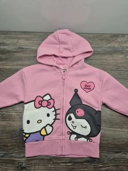 Dětská mikina Hello Kitty a Kuromi, vel. 92
