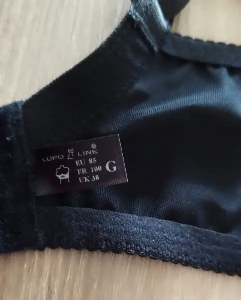 Černá podprsenka Lupo Line, vel. 85 G 3