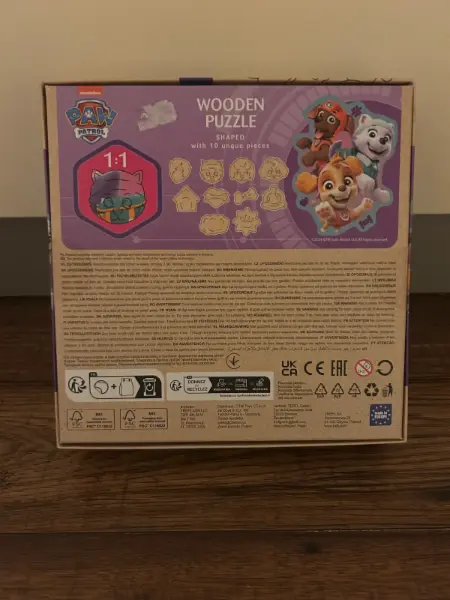 Dřevěné puzzle Tlapková patrola, 50 dílků 3