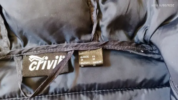 Dámská prošívaná bunda Crivit, světle šedá, vel. 38 2