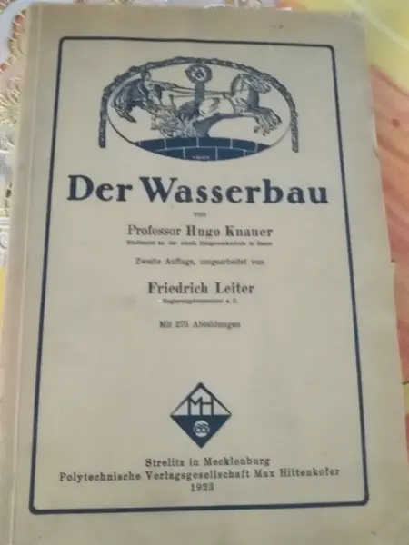 Der Wasserbau - Hugo Knauer, 2. vydání 1923 2