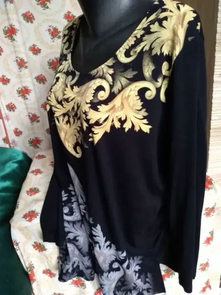 Pružné, dlouhé  tuniky XL-XXL 7