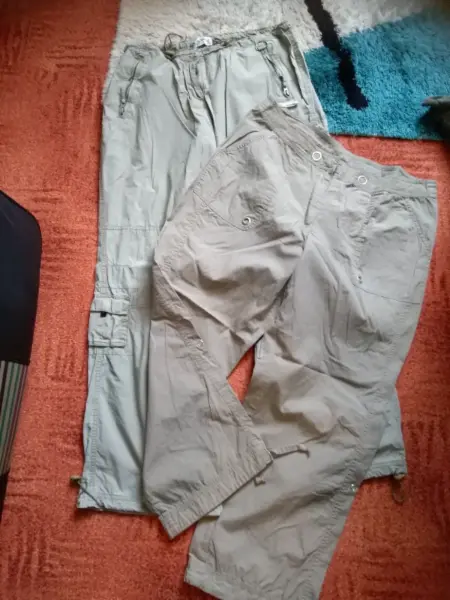 Plátěné 3/4 kalhoty  7