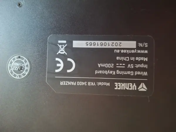 Herní klávesnice Yenkee YKB 3400 Panzer 3