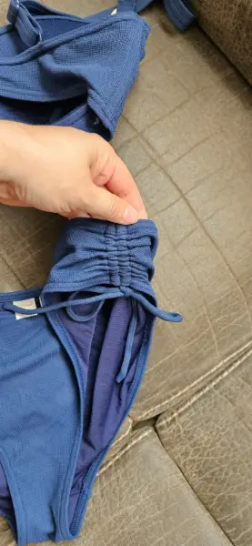Modré dvoudílné plavky Triumph 85 E spodní díl 42 3