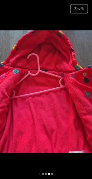 Dětská zimní bunda George, puntíkovaná, vel. 92-98 6