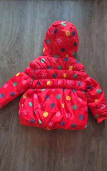 Dětská zimní bunda George, puntíkovaná, vel. 92-98 4