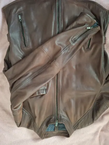 Pánská kožená bunda Massimo Dutti 2