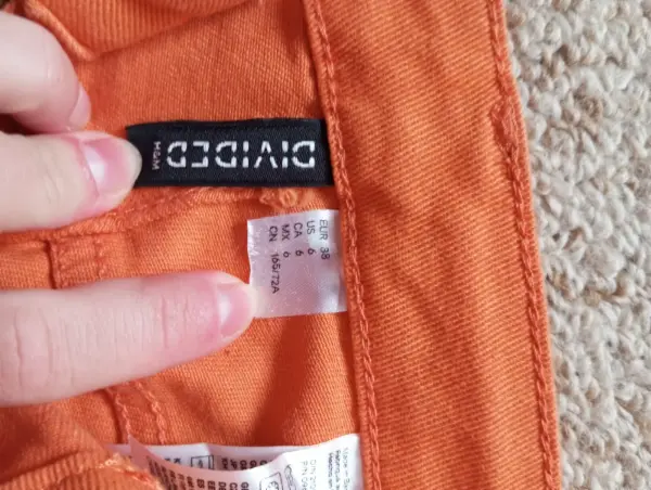 Oranžové kalhoty H&M Divided 2