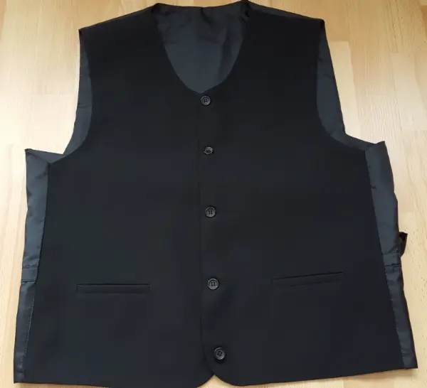 černé sako vel.54 +vesta 3