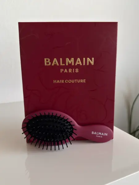 Malý hřeben na vlasy Balmain - edice Velvet Burgundy 