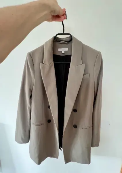 Dámské béžové sako H&M, vel. XS