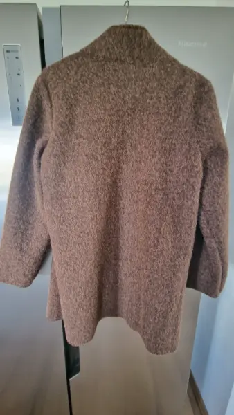 Hnědý kabát Tik Fashion 4
