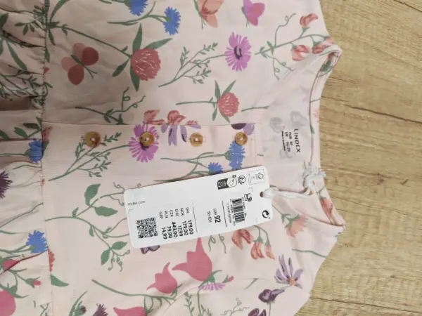 Dětské šaty Lindex s květinovým vzorem 2