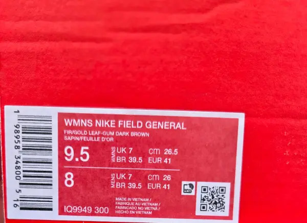 Dámské boty Nike Field General, zelené, vel. 41 8
